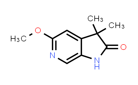 CAS No. 878483-96-6, 5-Methoxy-3,3-dimethyl-1H-pyrrolo[2,3-c]pyridin-2(3H)-one