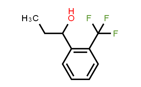 CAS No. 878572-13-5, 1-(2-(Trifluoromethyl)phenyl)propan-1-ol