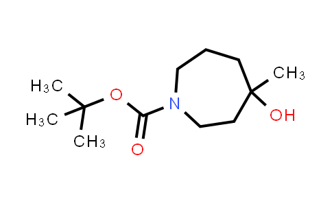 CAS No. 878631-04-0, tert-Butyl 4-hydroxy-4-methylazepane-1-carboxylate