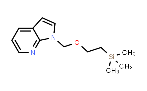 CAS No. 879132-46-4, 1-((2-(Trimethylsilyl)ethoxy)methyl)-1H-pyrrolo[2,3-b]pyridine