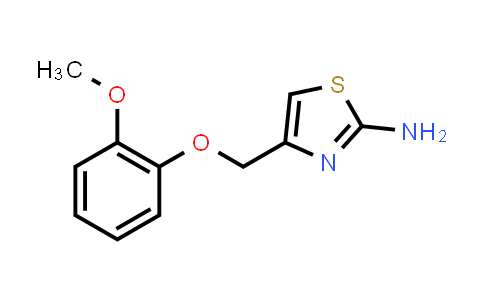 CAS No. 879151-93-6, 2-Thiazolamine, 4-[(2-methoxyphenoxy)methyl]-