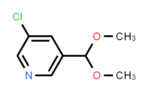 CAS No. 879326-81-5, 3-Chloro-5-(dimethoxymethyl)pyridine