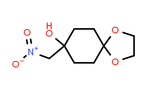 CAS No. 879514-21-3, 8-(Nitromethyl)-1,4-dioxaspiro[4.5]decan-8-ol