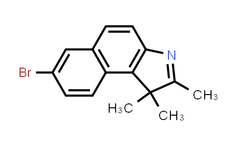 CAS No. 879713-65-2, 7-Bromo-1,1,2-trimethyl-1H-benz[e]indole