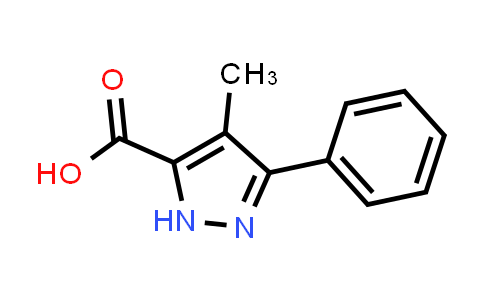 CAS No. 879770-33-9, 4-Methyl-3-phenyl-1H-pyrazole-5-carboxylic acid