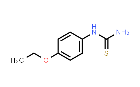 CAS No. 880-29-5, N-(4-ethoxyphenyl)thiourea