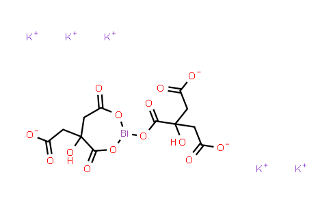 CAS No. 880149-29-1, Bismuth subcitrate (potassium)