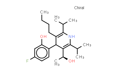 CAS No. 880343-36-2, 3-Pyridinemethanol, 5-butyl-4-(4-fluoro-2-hydroxyphenyl)-a-methyl-2,6-bis(1-methylethyl)-, (aS)-