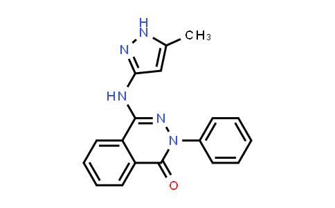 CAS No. 880487-62-7, 4-[(5-Methyl-1H-pyrazol-3-yl)amino]-2-phenyl-2H-phthalazin-1-one