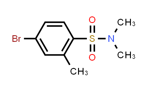 CAS No. 880778-03-0, 4-Bromo-N,N,2-trimethylbenzenesulfonamide