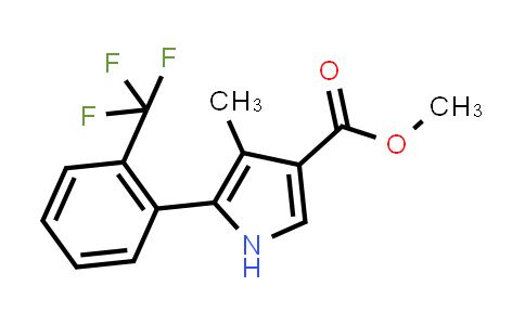 DY577062 | 880778-75-6 | Methyl 4-methyl-5-(2-(trifluoromethyl)phenyl)-1H-pyrrole-3-carboxylate