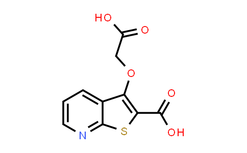 CAS No. 881033-52-9, Thieno[2,3-b]pyridine-2-carboxylic acid, 3-(carboxymethoxy)-