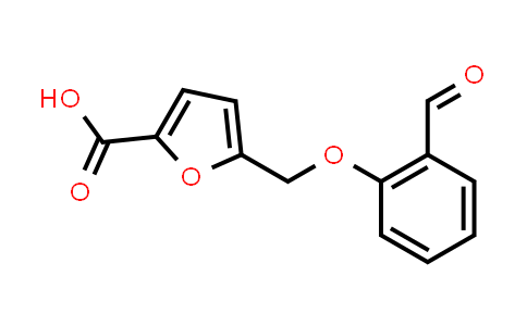 CAS No. 881041-12-9, 5-[(2-Formylphenoxy)methyl]-2-furoic acid