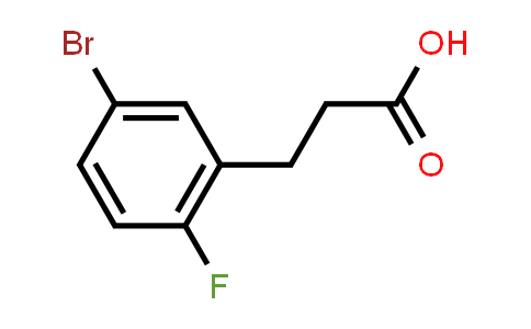 CAS No. 881189-58-8, 3-(5-Bromo-2-fluoro-phenyl)-propionic acid