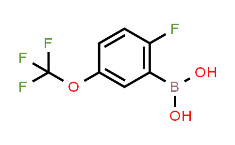 CAS No. 881402-22-8, (2-Fluoro-5-(trifluoromethoxy)phenyl)boronic acid