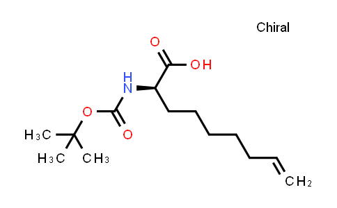 CAS No. 881683-84-7, (2R)-2-{[(tert-butoxy)carbonyl]amino}non-8-enoic acid