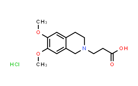 CAS No. 881686-34-6, 3-(6,7-Dimethoxy-3,4-dihydro-1H-isoquinolin-2-yl)-propionic acid hydrochloride