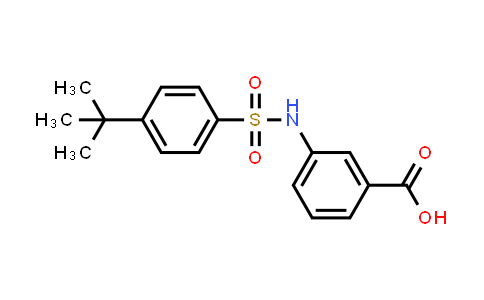 CAS No. 881819-36-9, 3-((4-(tert-Butyl)phenyl)sulfonamido)benzoic acid