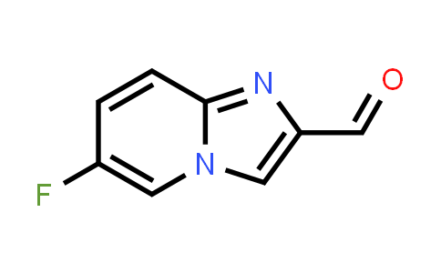 CAS No. 881841-32-3, 6-Fluoroimidazo[1,2-a]pyridine-2-carbaldehyde
