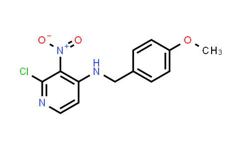 CAS No. 881844-09-3, 2-Chloro-N-(4-methoxybenzyl)-3-nitropyridin-4-amine