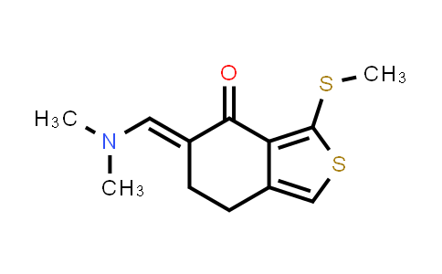 CAS No. 882268-09-9, Benzo[c]thiophen-4(5H)-one, 5-[(dimethylamino)methylene]-6,7-dihydro-3-(methylthio)-