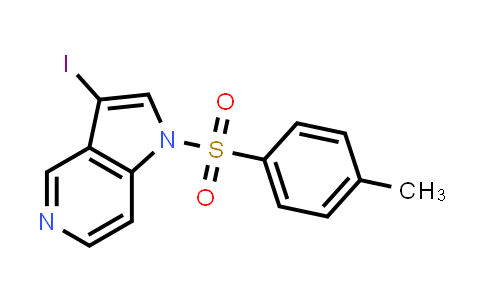 CAS No. 882562-73-4, 3-Iodo-1-(4-methylbenzenesulfonyl)-1H-pyrrolo[3,2-c]pyridine