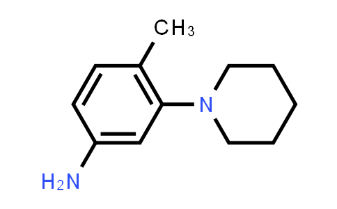 CAS No. 882626-96-2, 4-Methyl-3-(1-piperidinyl)aniline