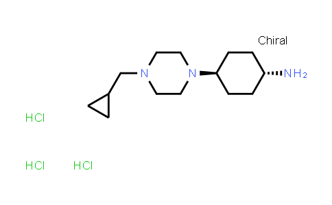 DY577173 | 882660-42-6 | trans-4-(4-(Cyclopropylmethyl)piperazin-1-yl)cyclohexanamine trihydrochloride