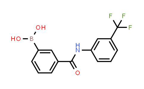 CAS No. 882678-73-1, (3-((3-(trifluoromethyl)phenyl)carbamoyl)phenyl)boronic acid