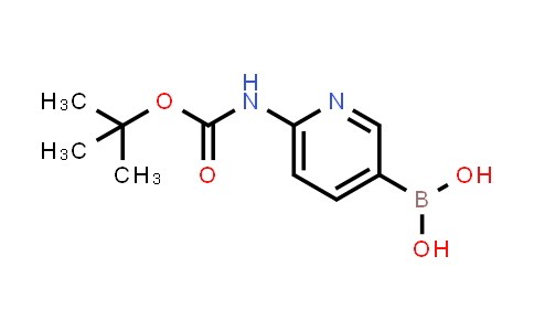 CAS No. 883231-20-7, (6-((tert-Butoxycarbonyl)amino)pyridin-3-yl)boronic acid