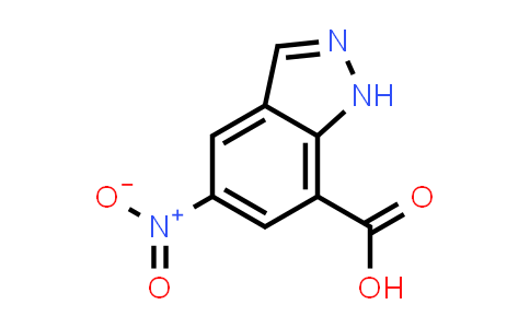 CAS No. 883290-89-9, 5-Nitro-1H-indazole-7-carboxylic acid