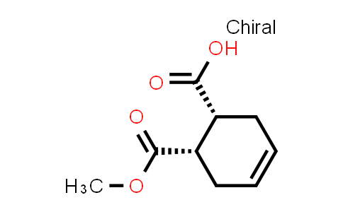 CAS No. 88335-93-7, (1R,6S)-6-(Methoxycarbonyl)cyclohex-3-ene-1-carboxylic acid