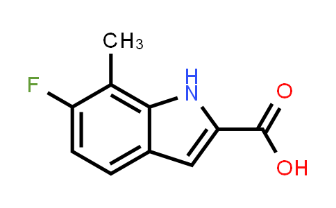 CAS No. 883531-61-1, 6-Fluoro-7-methyl-1H-indole-2-carboxylic acid