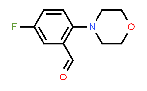 CAS No. 883535-68-0, 5-Fluoro-2-(morpholin-4-yl)benzaldehyde