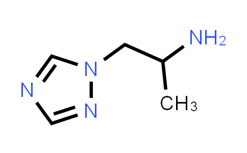 CAS No. 883545-31-1, 1-(1H-1,2,4-triazol-1-yl)propan-2-amine