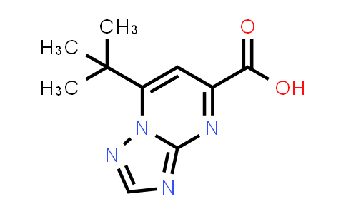 CAS No. 883546-40-5, 7-tert-Butyl[1,2,4]triazolo[1,5-a]pyrimidine-5-carboxylic acid