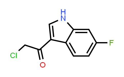 CAS No. 883546-72-3, 2-Chloro-1-(6-fluoro-1H-indol-3-yl)ethan-1-one