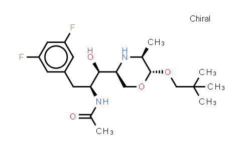 CAS No. 883629-21-8, Acetamide, N-[(1S,2S)-1-[(3,5-difluorophenyl)methyl]-2-[(3R,5S,6R)-6-(2,2-dimethylpropoxy)-5-methyl-3-morpholinyl]-2-hydroxyethyl]-,