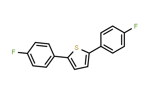 CAS No. 883793-48-4, 2,5-Bis(4-fluorophenyl)thiophene