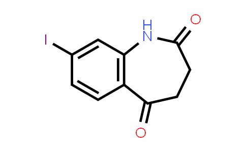 CAS No. 884196-29-6, 8-Iodo-2,3,4,5-tetrahydro-1H-1-benzazepine-2,5-dione