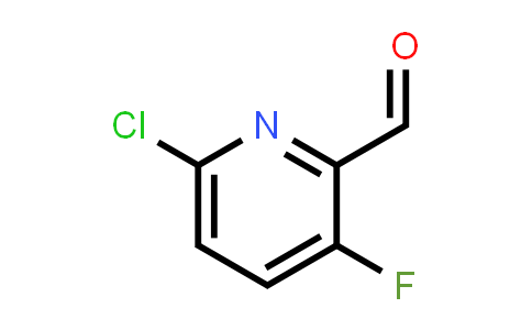 CAS No. 884494-77-3, 6-Chloro-3-fluoropicolinaldehyde