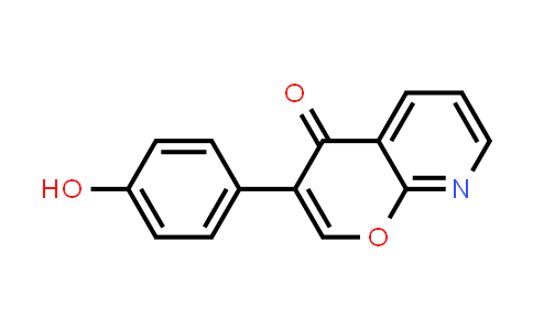 CAS No. 884501-13-7, 4H-Pyrano[2,3-b]pyridin-4-one, 3-(4-hydroxyphenyl)-