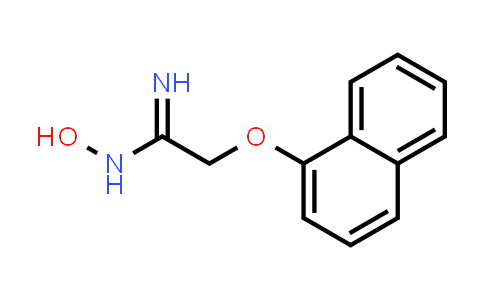 CAS No. 884504-65-8, N-Hydroxy-2-(naphthalen-1-yloxy)acetimidamide