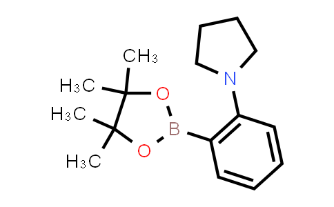 CAS No. 884507-21-5, 1-(2-(4,4,5,5-Tetramethyl-1,3,2-dioxaborolan-2-yl)phenyl)pyrrolidine