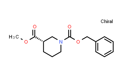 CAS No. 88466-73-3, 1-Benzyl 3-methyl (3S)-piperidine-1,3-dicarboxylate