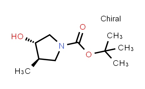 CAS No. 885102-33-0, tert-Butyl trans-3-hydroxy-4-methylpyrrolidine-1-carboxylate