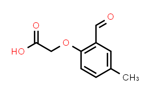 CAS No. 88521-64-6, (2-Formyl-4-methylphenoxy)acetic acid