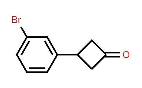 CAS No. 885267-15-2, 3-(3-Bromophenyl)cyclobutan-1-one