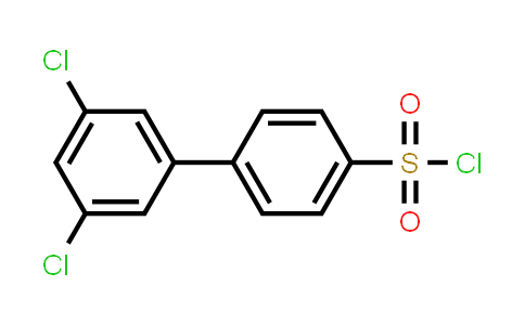 CAS No. 885267-95-8, 3',5'-Dichloro-[1,1'-biphenyl]-4-sulfonyl chloride