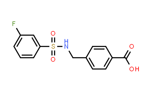 CAS No. 885268-74-6, 4-(((3-Fluorophenyl)sulfonamido)methyl)benzoic acid